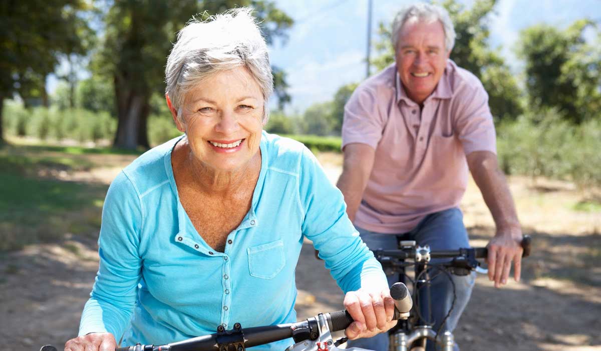 bike riding and regular exercise